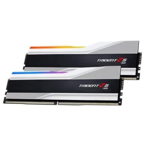Alternative view of RAM G.Skill Trident Z5 RGB 32GB (2x16GB) 5600 DDR5 Silver CL40 (F5-5600J4040C16GX2-TZ5RS)